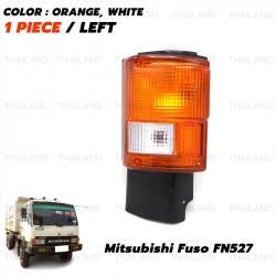 ไฟเลี้ยว ข้างซ้าย 24V 1 ชิ้น ฝาส้ม สำหรับ Mitsubishi Fuso FN527 Truck ปี 1985-1989